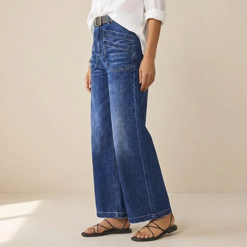 Bloom | All-Day Comfort Wide Leg Cotton Jeans