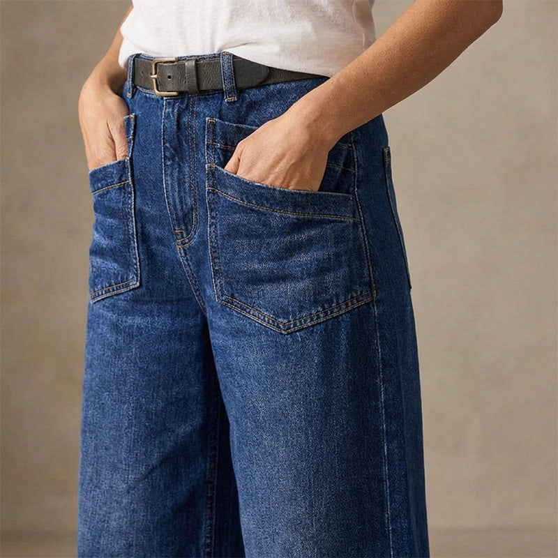 Bloom | All-Day Comfort Wide Leg Cotton Jeans