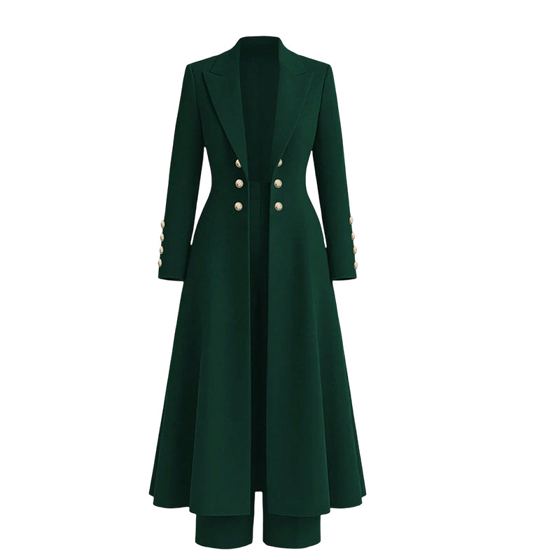 Viviana | Longline Coat & Pants Set