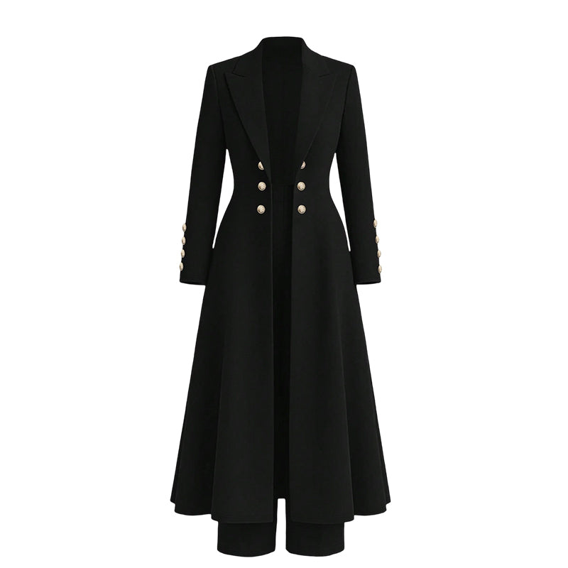 Viviana | Longline Coat & Pants Set
