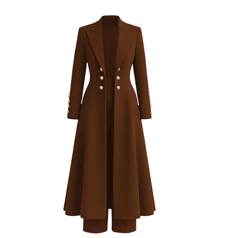 Viviana | Longline Coat & Pants Set