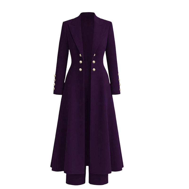 Viviana | Longline Coat & Pants Set