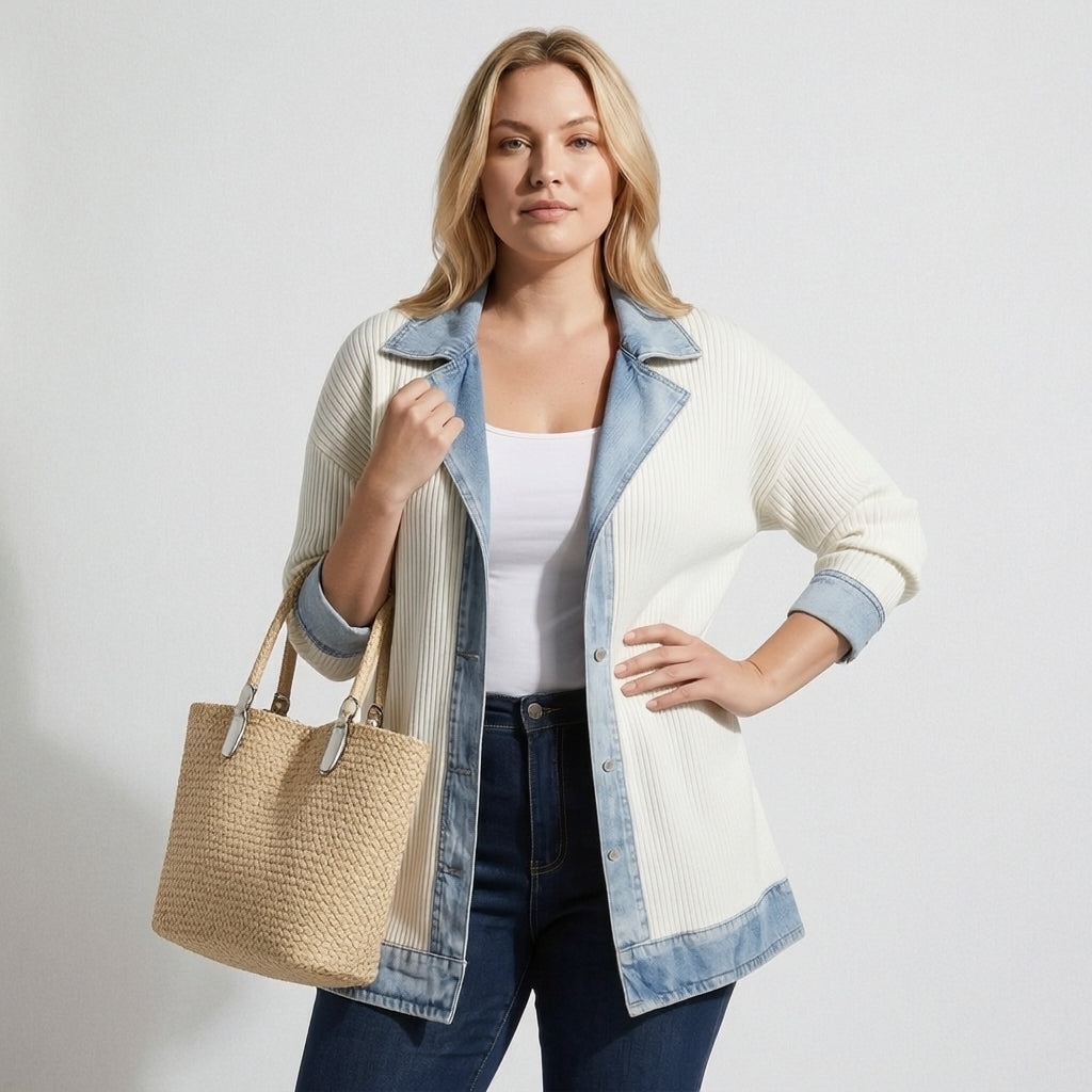 Liora | Knitted Shirt Jacket